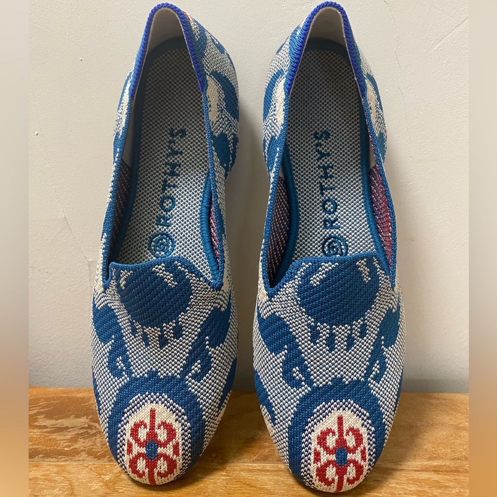 Rothy’s Moroccan print loafers size 7.5